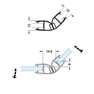 doang kinh nam cham hafele 135o 1