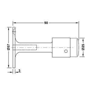 chan cua gan tuong hafele 937 00 804 1
