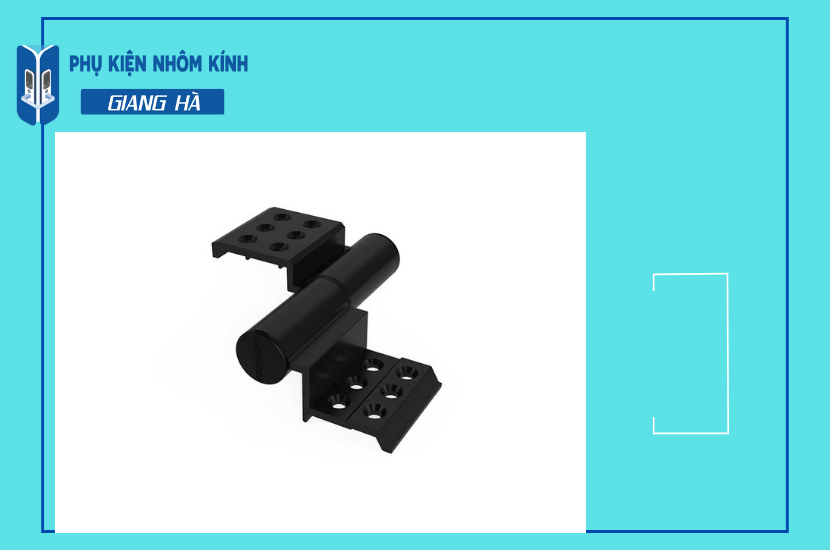 Bản lề 2D Huy Hoàng 1 bản lề 2D Huy Hoàng màu đen - phụ kiện Huy Hoàng giá rẻ