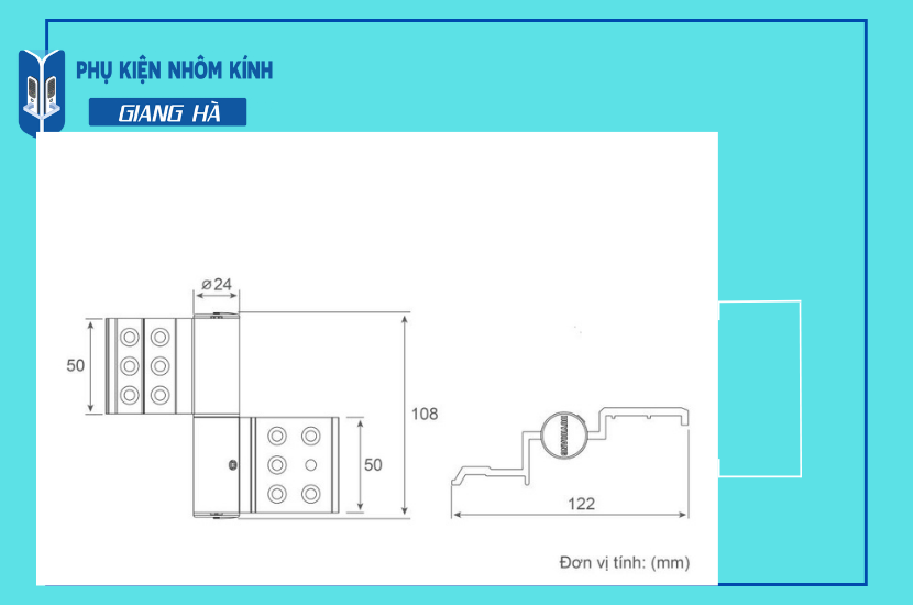Bản lề 2D Huy Hoàng 2 Bản về bản lề 2D Huy Hoàng - Phụ Kiện Huy Hoàng giá rẻ