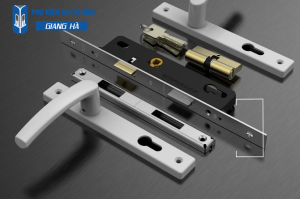 Khóa cửa nhôm thông dụng - Phụ kiện cửa nhôm Xingfa