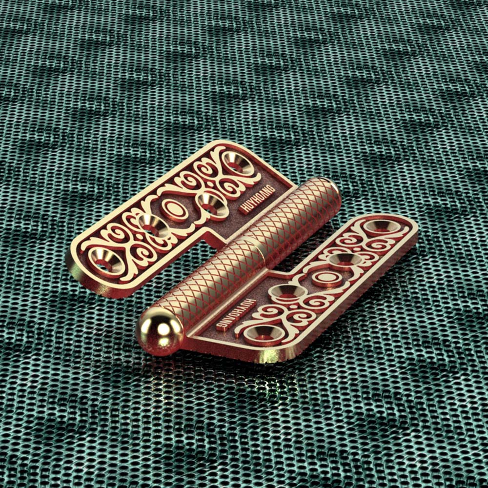 Top 5 bản lề cửa gỗ của Khóa Huy Hoàng 3 bản lề cối 2904