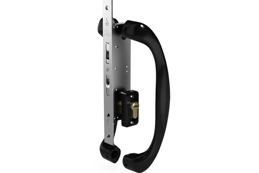 Khóa cửa trượt AP02T Sơn đen