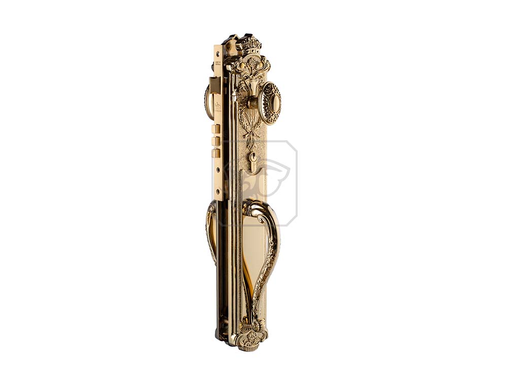Khoá Huy Hoàng cho biệt thự HC 8524 đại sảnh PVD Gold