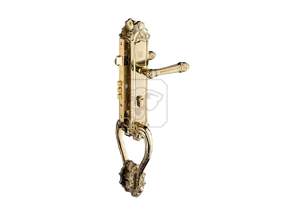 Khoá Huy Hoàng tay nắm đại sảnh biệt thự HC 8526 PVD Gold